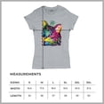 thumbnail image 5 of Tee Hunt Cute Thinking Crowned Cat T-Shirt Dean Russo Colorful Kitte Women's T-Shirt Tee, Gray, 3X-Large, 5 of 5