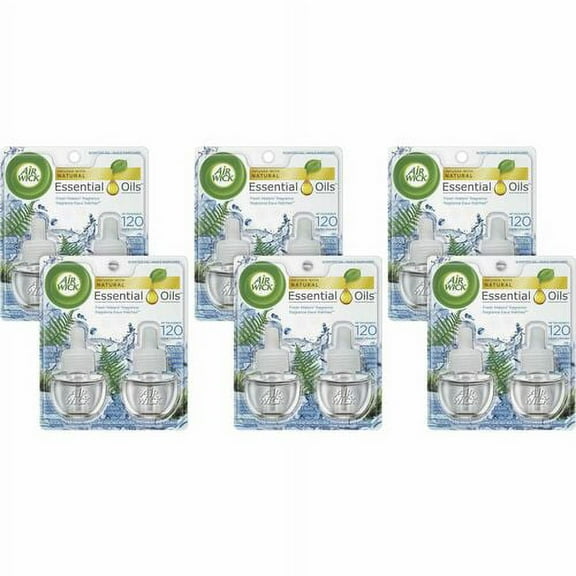 Air Wick Scented Oil Warmer Refill - Oil - 0.7 fl oz (0 quart) - Freshwater - 60 Day - 12 / Carton | Bundle of 5 Cartons