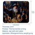 thumbnail image 5 of Hanukkah Desk Pad Mousepad Gaming Mouse Pad, Square 8.3x9.8 Inch Non-Slip Rubber Bottom Printed, Suitable for Office and Gaming, 5 of 6
