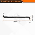 thumbnail image 2 of Uxcell Offset Screwdriver PH2/SL6 Phillips Slotted Head Right Angle 90 Degree Screw Driver Double Ended Z-type Hand Tool for Home Appliance Repair, Black, 2 of 7