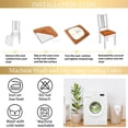 thumbnail image 3 of Fundas de asiento impermeables Advancent juego de 4 piezas elásticas para sillas de comedor, 3 of 6