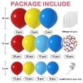 thumbnail image 2 of Kit de Guirnalda de Globos de Colores Primarios Janinus 130 PCS para Decoraciones de Fiesta de Cumpleaños, 2 of 3