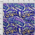 thumbnail image 3 of oneOone Cotton Flex Medium Blue Fabric Kids Fabric For Sewing Printed Craft Fabric By The Yard 40 Inch Wide, 3 of 4