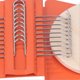 thumbnail image 3 of 10 Hooks Mini Loom Machine Household Small Weaving Loom Machine with 6.5cm Wooden Board for Hand Craft DIY Weaving Orange Triangle, 3 of 4