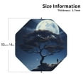 thumbnail image 2 of Leather Coasters with Heat-resistant for Drinks, Starry Sky Moon Tree A -标题2 Octagon, 2 of 5