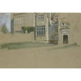 thumbnail image 3 of Edwin Austin Abbey 14x11 Black Modern Framed Museum Art Print Titled - View of an English&nbsp;House, 3 of 5