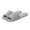 Gray, variant on SuTry Unisex Couple Vertical Ribbed Strap Slides EVA Soft Sole Non Slip Waterproof Indoor Outdoor Bathroom Summer Casual Slippers