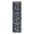 thumbnail image 5 of SAFAVIEH Morocco Sloan Abstract Geometric Polyester Area Rug, Navy/Multi, 6'7" x 6'7" Square, 5 of 10