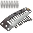 thumbnail image 2 of Metal  Clip, Comb-shaped Excellent Effect  Clip With Safe Design For DIY  For Woman Black,Coffee,Beige, 2 of 8