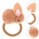 thumbnail image 3 of EeaseMX Coleteros elásticos de conejo para el pelo, accesorios para niñas y bebés (amarillo), 3 of 7