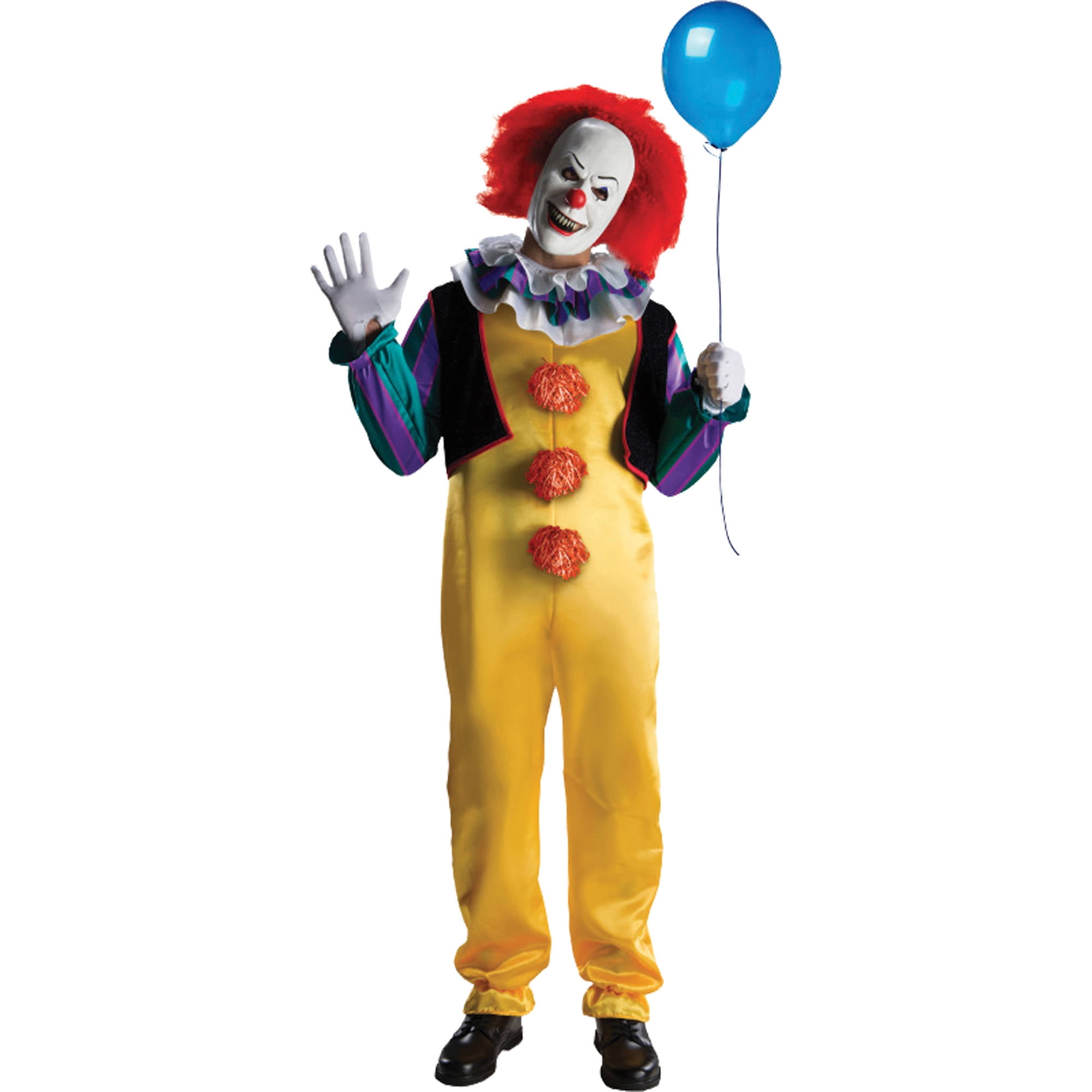 It Pennywise Classic Adult Halloween Costume Walmart Com Walmart Com