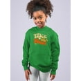 thumbnail image 2 of Trick Or Treat Retro Candycorn Hoodie Juniors -Image by Shutterstock,  Small, 2 of 4