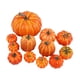 thumbnail image 1 of 12 piezas de calabazas artificiales, calabazas decorativas, accesorios de fotografía naranjas, calabazas de realistas para otoño, Acción de, 1 of 8