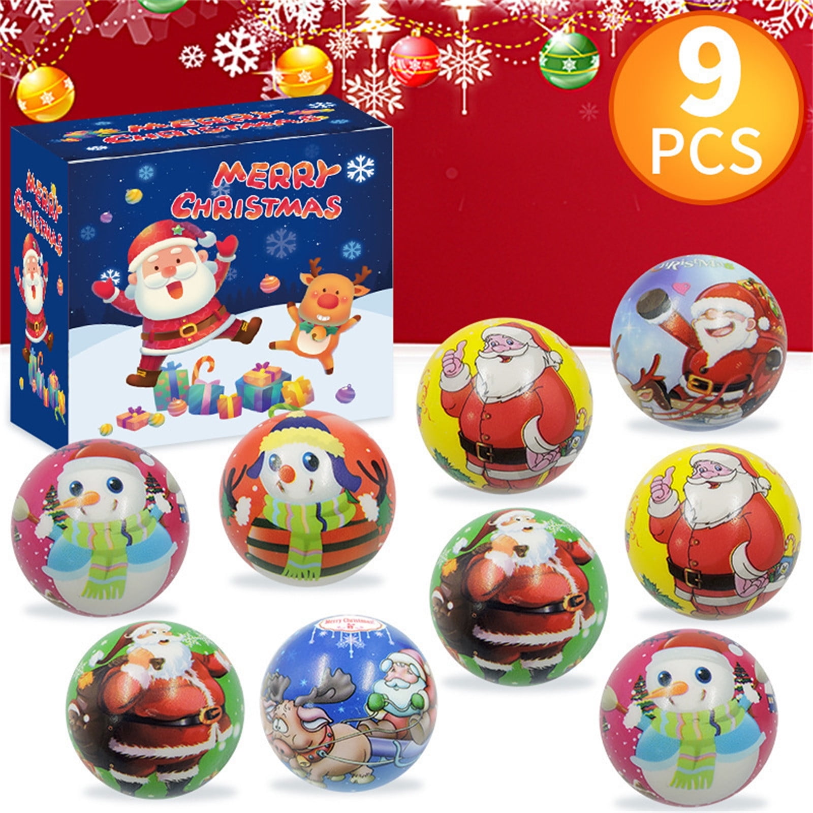 Podplug Christmas Cartoon Character Sensory Toys Pack Handmade Toys To