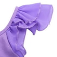 thumbnail image 7 of MSemis Kids Girls 2 Piece Ballet Dance Ruffles Sleeve Gymnastics Leotard with Wrap Skirts, 7 of 7