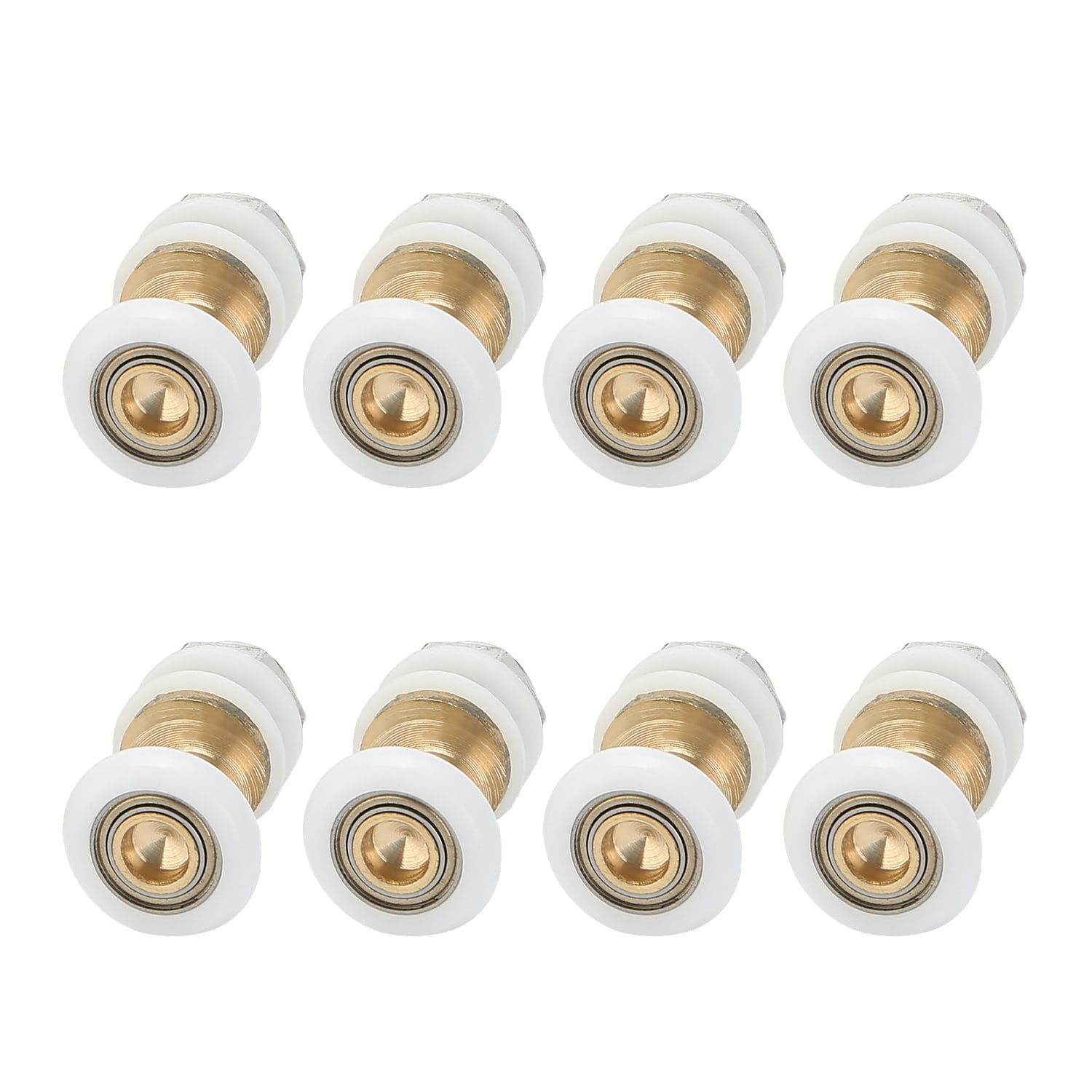 8 x Shower Door Rollers//Wheels 19mm 23mm 25mm or 27mm Wheel Diameter