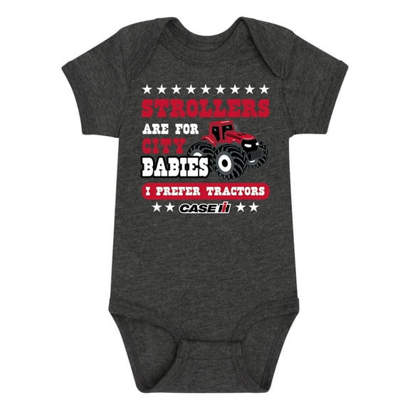 Strollers Are For City Babies Case IH - Infant Baby One Piece