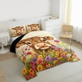 thumbnail image 3 of Castle Fairy Highland Cattle Queen Comforter Set,Farmhouse Animal Bedding Comforter Set, 3 of 8