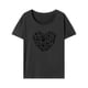 thumbnail image 4 of Camisetas de manga corta para mujer, camisetas de manga corta, ropa deportiva, camiseta transpirable y elegante, camiseta para compras callejeras, uso diario XL, 4 of 9