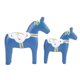 thumbnail image 5 of 1 Par de Caballos Dala Suecos Pintados A Mano, Caballo Dala Sueco Tradicional, Estatua de Caballo Dalecarliano, Estatuilla de Caballo Dala 9,4 "/6,3", 5 of 7