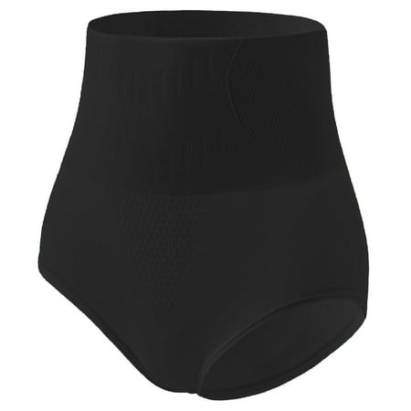 

harmtty Panties Breathable Cotton Waist Trainer Slimming Underpant for Women Black M