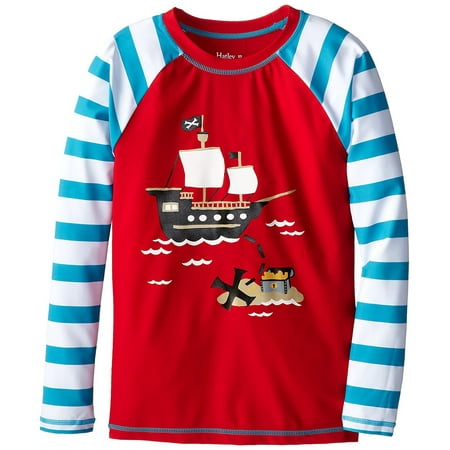 Hatley Little Boys' Treasure Island Rash Guard