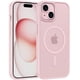 thumbnail image 1 of Funda de teléfono FNTCASE para iPhone 15, color rosa magnético mate, 1 of 7