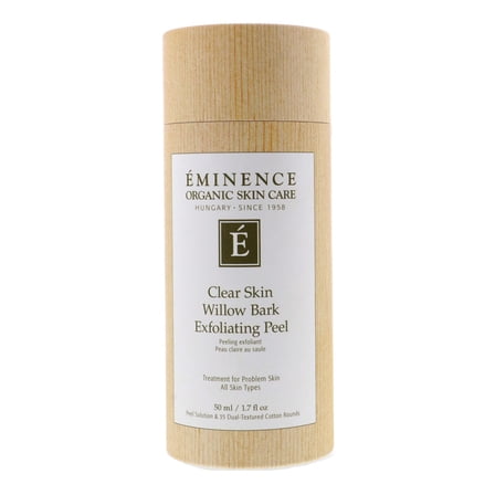 Eminence Organic Skin Care Clear Skin Willow Bark Exfoliating Peel Cream, 1.7 oz