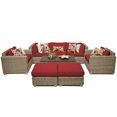 thumbnail image 1 of Royal 8 Piece Outdoor Wicker Patio Furniture Set 08c, 1 of 7