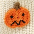 thumbnail image 4 of Kiijoy Girls Halloween Knitted Cardigan Sweater Jacket Pumpkin Knitted Coat, Sizes 9-12M, 4 of 7