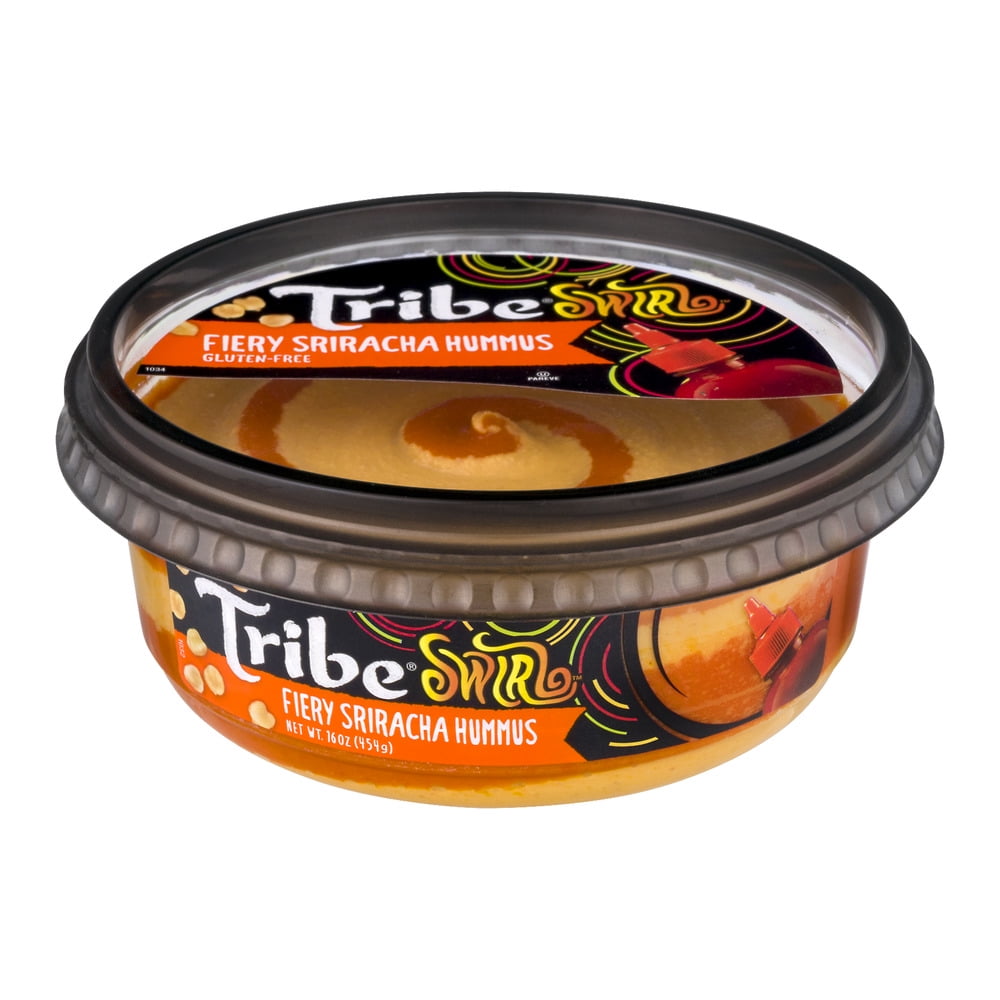 Tribe Swirl Gluten Free Hummus Fiery Sriracha 16oz Walmart Com Walmart Com
