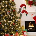 thumbnail image 4 of Navidad Santa Elf Piernas Felpa Pies Rellenos Con Zapatos Árbol De Navidad Adorno Decorativo Decoración De Navidad, 4 of 7