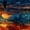 Color 2, variant on Western Peel and Stick Wallpaper Contemplative Desert View Stained Glass Sand Dunes Clouds Wall Mural 17.7in x 9.8ft Self Adhesive Removable Wall Paper Renter Friendly Wallpaper for Bedroom