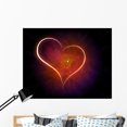 thumbnail image 1 of Galaxy with Shining Heart Wall Mural by Wallmonkeys Peel and Stick Graphic (48 in W x 38 in H) WM1035, 1 of 4