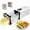 White, variant on Eurhowing Electric Potato Cutter, Heavy Duty French Fry Cutter with Stainless Steel Blades, Veggie Chopper for Potatoes, Cucumbers and Carrots, Black