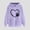New1-Purple, variant on PNTUTB Fashion Women's Valentine's Day Graphic Long Sleeve Casual Loose Pullover Hooded Drawstring Sweatshirts with Pocket