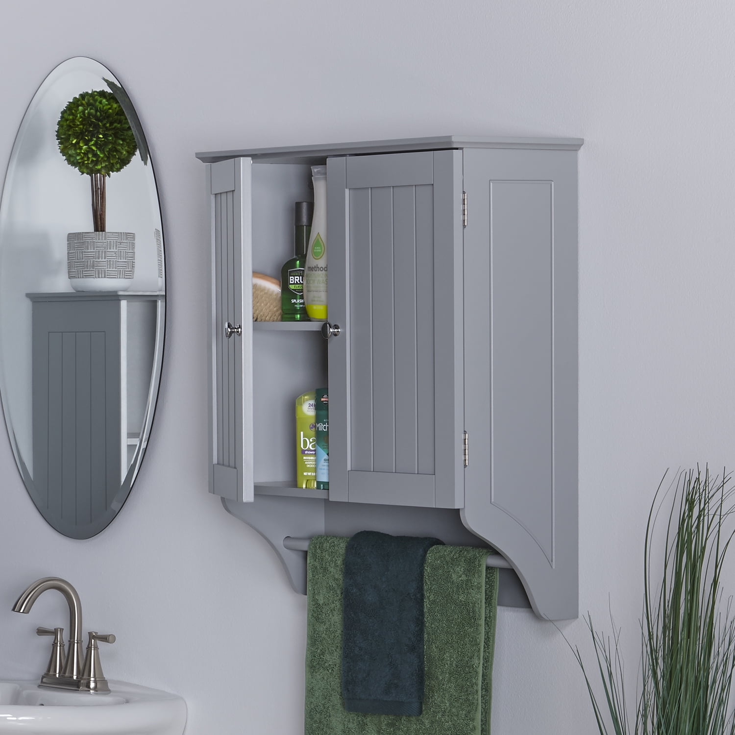 Riverridge Ashland Collection 2 Door Wall Cabinet Com