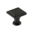 thumbnail image 3 of Utopia Alley Valetta Cabinet Ring Pull Knob - Decorative Cabinet Drop Pull Knobs for Cabinets and Drawers - Vintage Cabinet Hardware with Hand Finished Matt Black - Metal Drawer Pull Knobs 0.94", 3 of 9