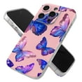 Guantierendiy 4 Pcs Colorful Butterflies Colored Background Full