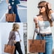 thumbnail image 2 of Bolso LOVEVOOK Monederos para mujer, cuero vintage, marrón, 2 of 9