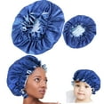 Parent Child Lace Satin Nightcap Imitation Silk Nightcap Hair Design