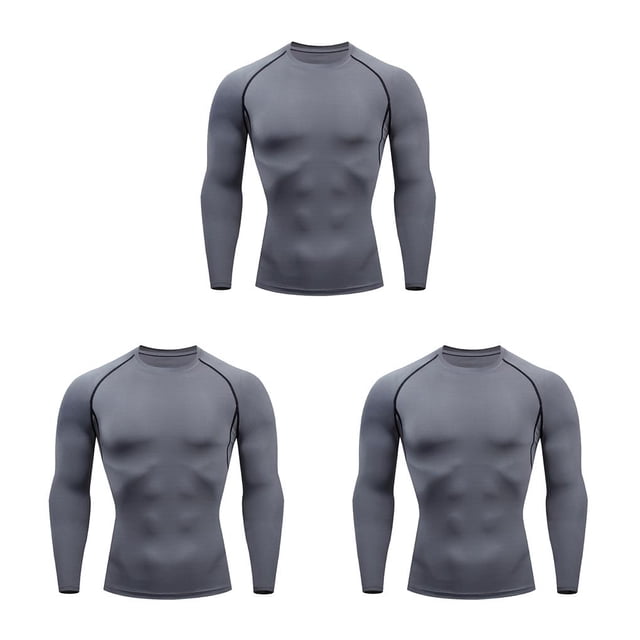 Minnieouse Ropa interior térmica para hombre, medias elásticas de secado rápido, capas Base para esquiar y correr, Tops, ropa de compresión, Type1 NO1