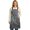 Gray, variant on Wooden Rowboats Kitchen Aprons for Women with 2 Pockets, 35"x47" Coastal Blue Ocean Sky Nautical Oil Painting Texture CrossBack Adjustable Straps Cooking Aprons, Bib Apron for Baking Gardening