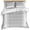 Gray, variant on Sage Green Bedding 3 Piece Duvet Cover Set California King, Farmhouse Sage Green White Striped Soft Microfiber Comforter Cover with Zipper Closure & Pillowcases, Wrinkle & FadeResistant Quilt Cover