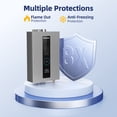 thumbnail image 7 of Tankless Water Heater On Demand Water Heater Propane Gas, Up to 4.3 GPM, 100000 BTU Instant Hot Water Heater with LED Display, Indoor Installation, 2-4 Point Use for Family Bathroom Kitchen, 7 of 7
