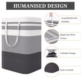 thumbnail image 3 of 2 Pack 75L Large Laundry Basket with Extended Handles, Gradient Gray Laundry Hamper for Clothes, Towels, Toys, Home Organizer, 3 of 6