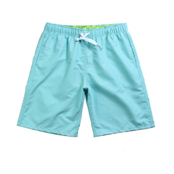 Pantalones Cortos Casuales de Color Sólido para Secar Pantalones de Playa, Pantalones Cortos de Surf Grandes Sueltos con Cordón para Yoga, Viajes Y Verano