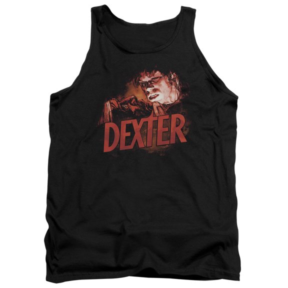 Dexter Drawing Adult Tank Top Black