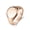 Rose color, variant on 14K Yellow Gold Round Smooth Surface Ring Golden Color Men Women Finger Jewelry
