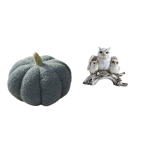 Almohadas de calabaza de Halloween,Almohadas de calabaza de Halloween Decoración del hogar Suave,Cojines de calabaza para Halloween,peluches,sofá,Figuras de búho,Figuras de búho,animales